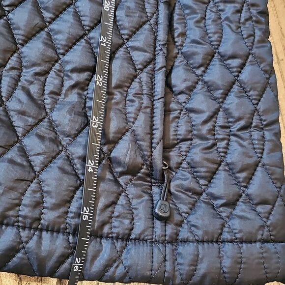 Lands' End Black Quilted Jacket Size M - Picture 7 of 15